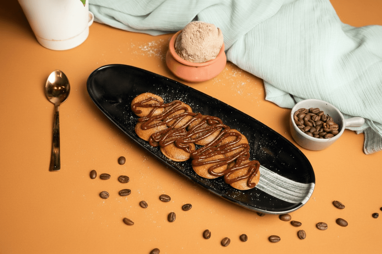 Coffee Mocha Mini Pancake