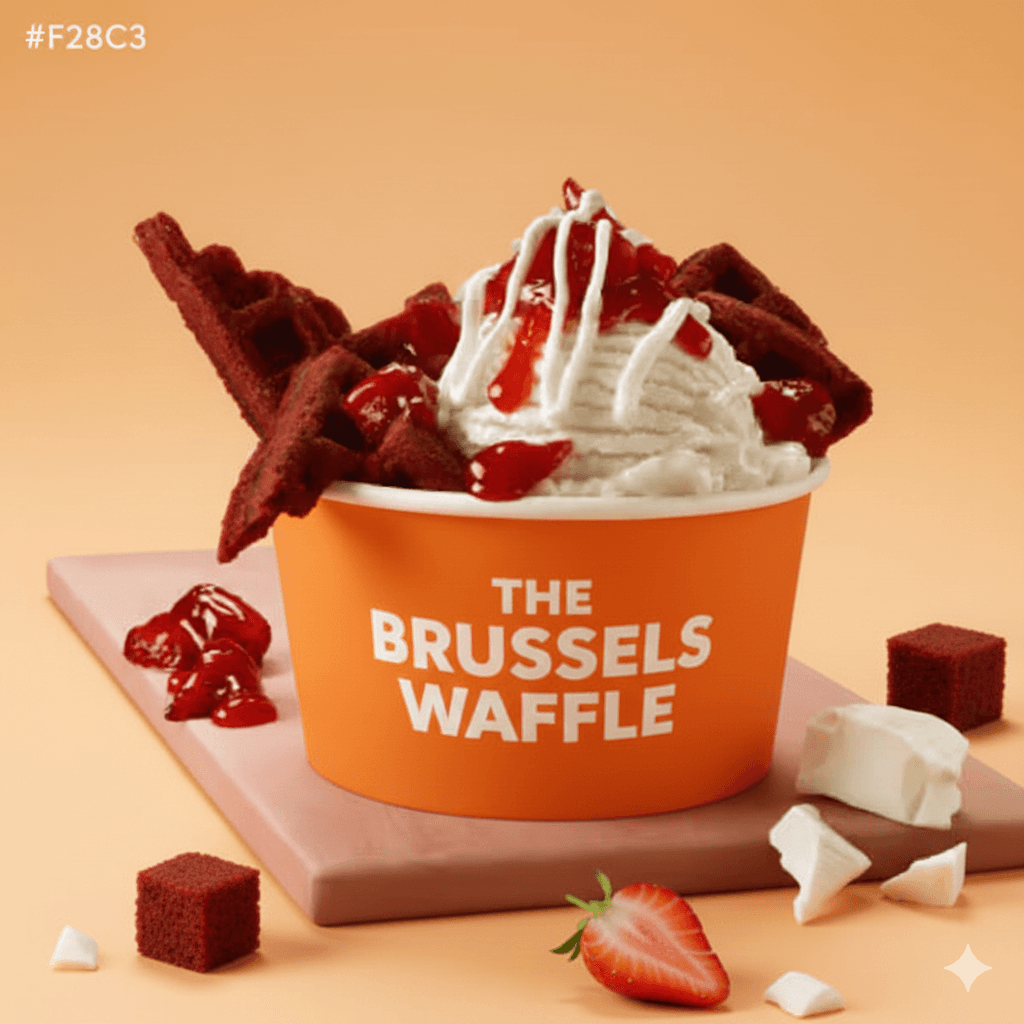 Berry Red Velvet Sundae