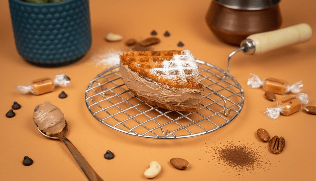 Butterscotch Chocolate Crunch Waffle