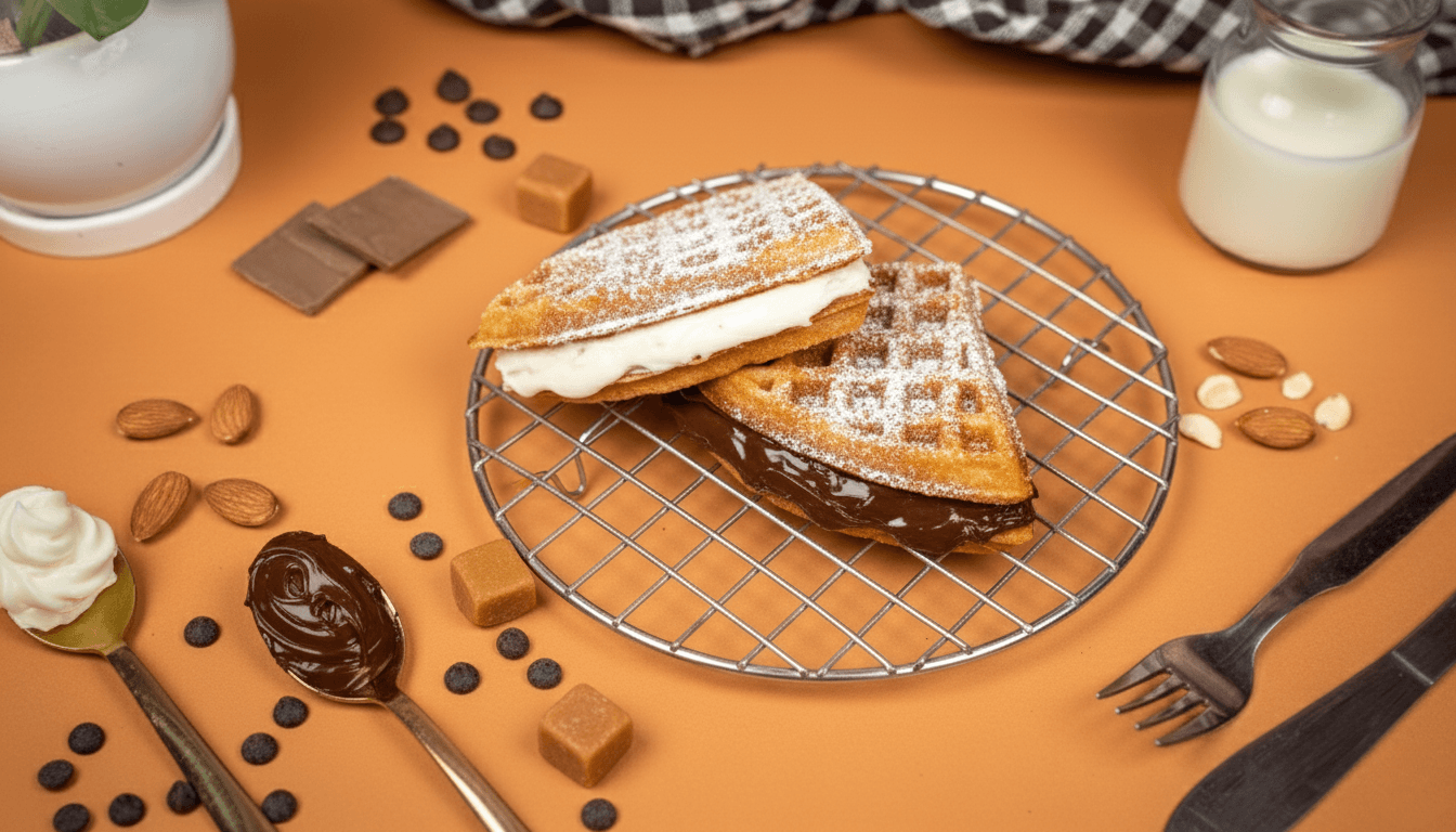 Dark & White Fantasy Waffle