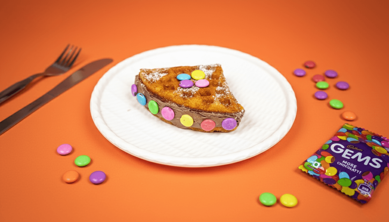 Gems Chocolate Waffle