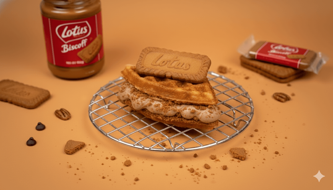 Lotus Biscoff Waffle