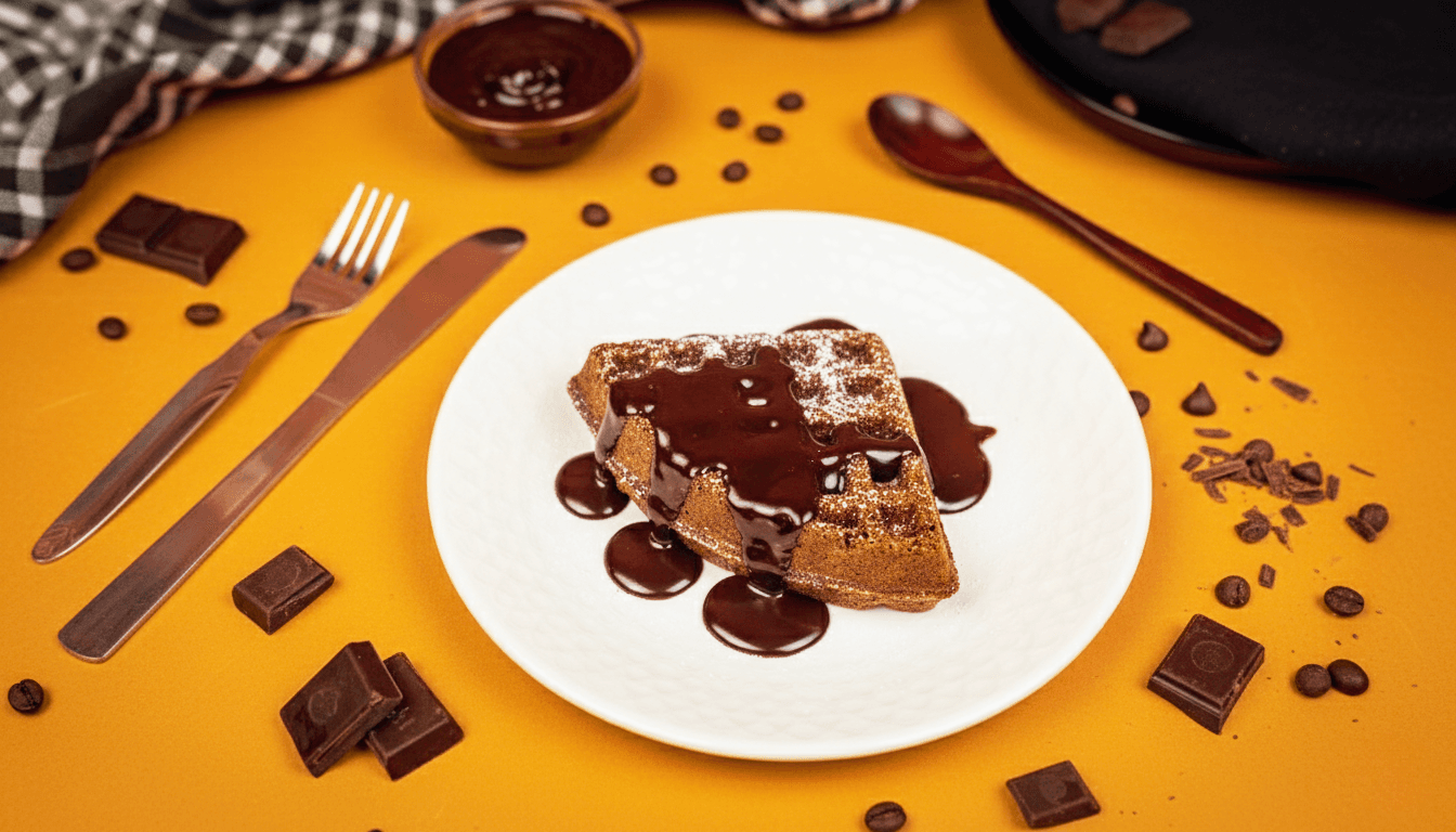 Overloaded Dark Chocolate Waffle