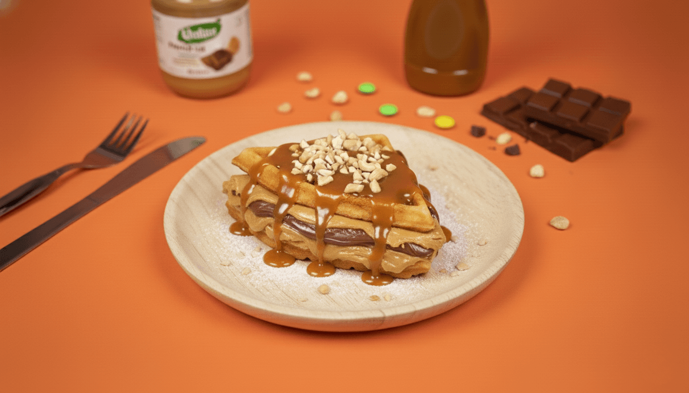 Peanut Caramel Waffle (Milk)