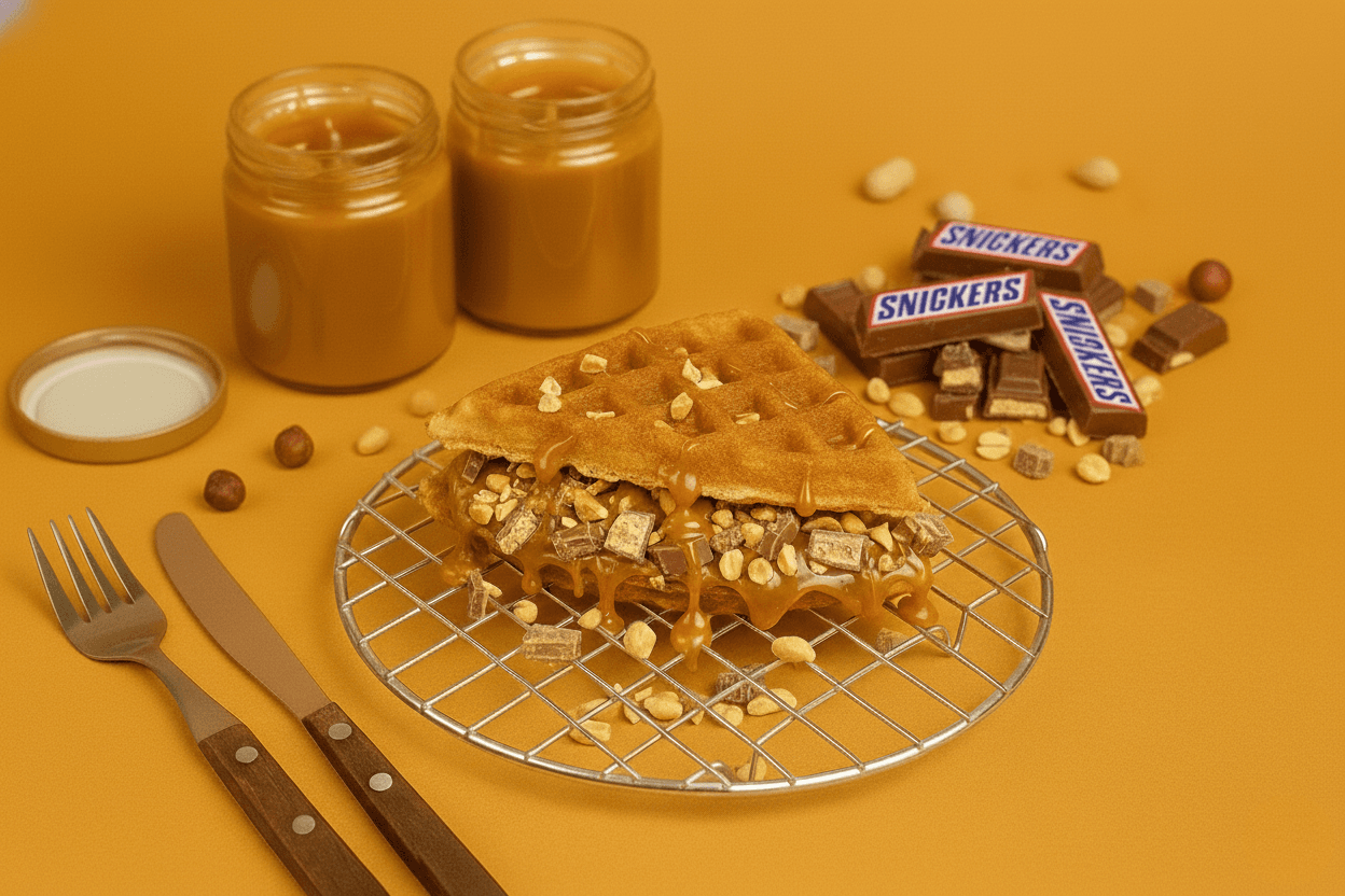 Snickers Caramel Waffle
