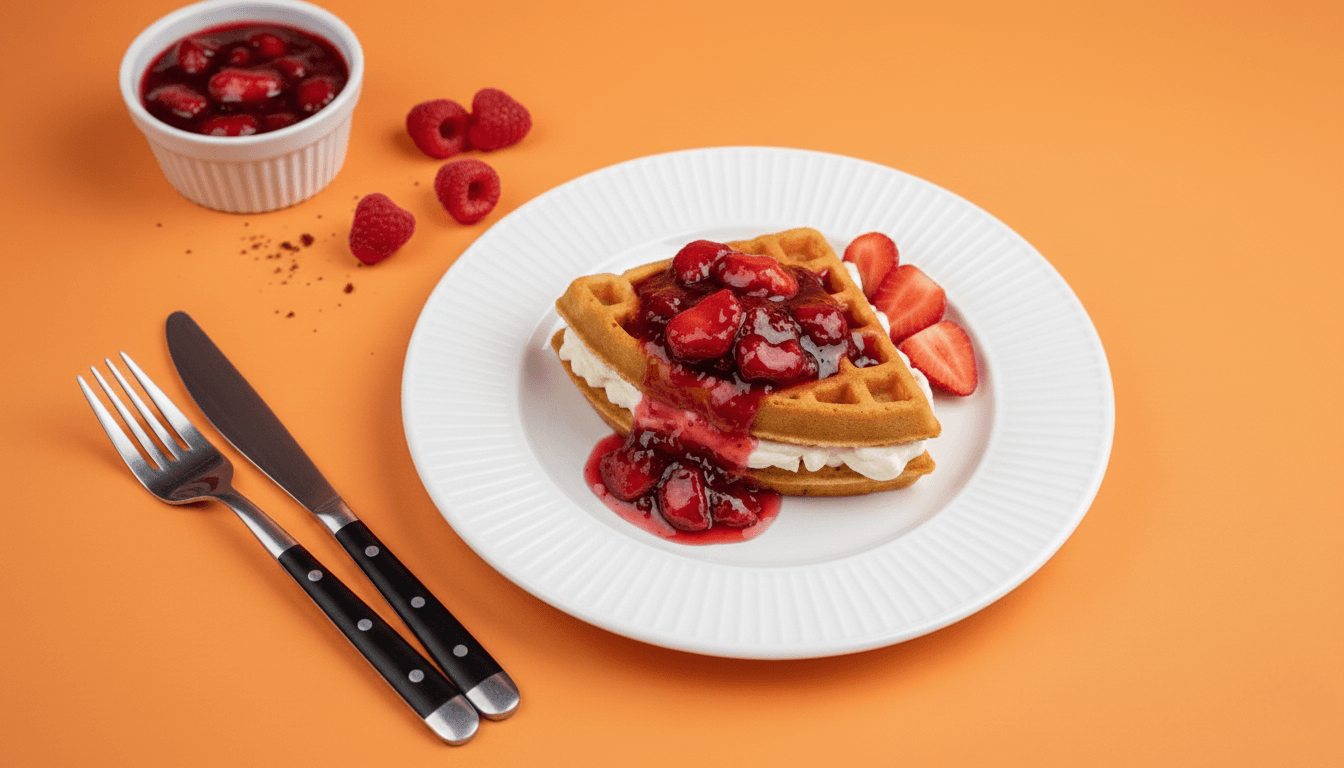 Strawberry Cheesecake Waffle