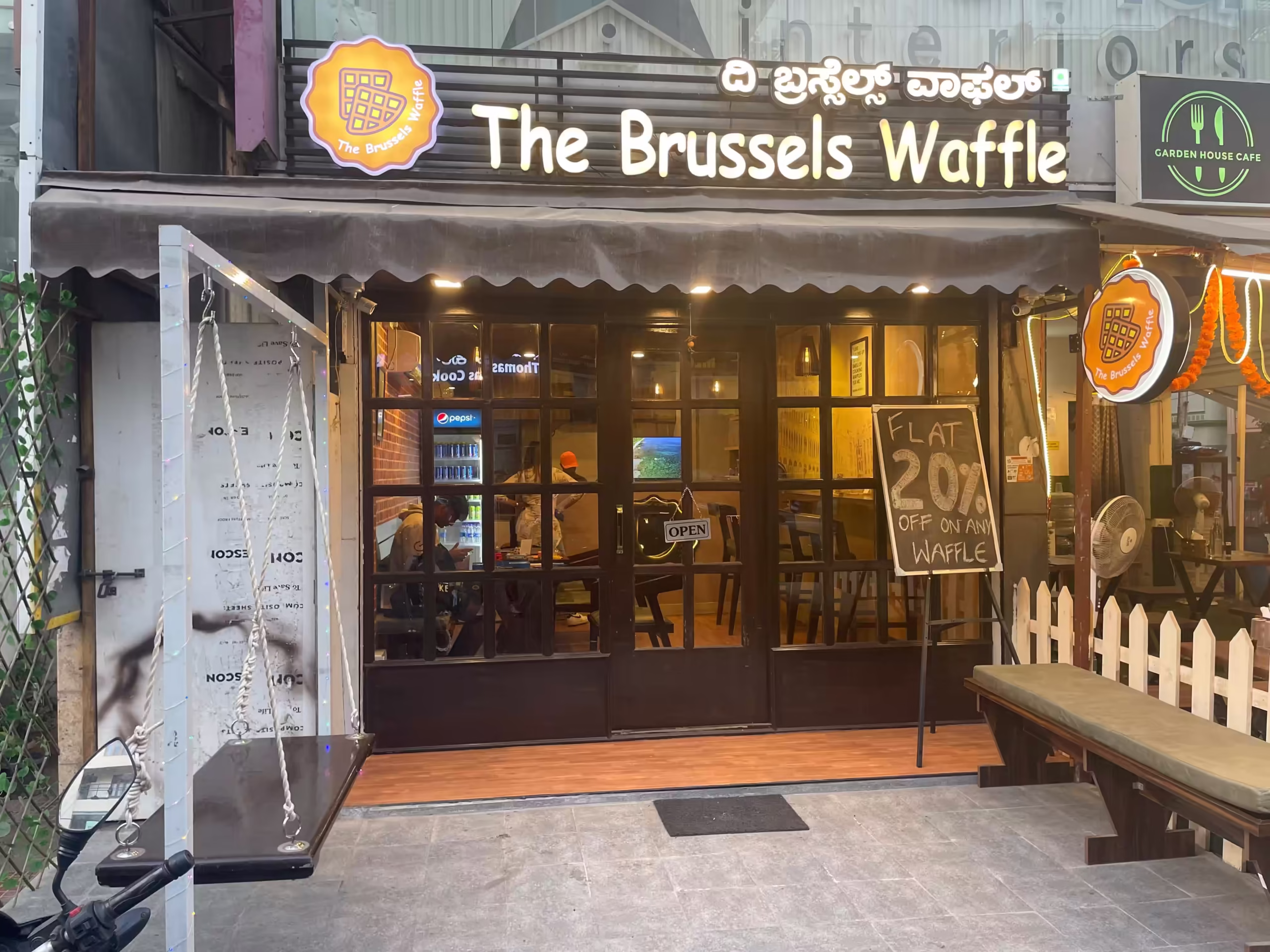 Brussels Waffle Shop Interior